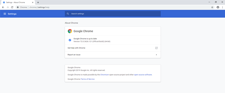 It’s time to update your Google Chrome browser!