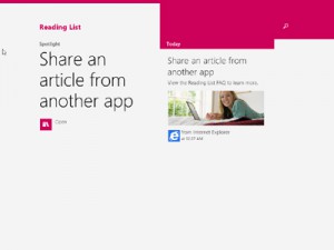 Windows 8.1 - Reading list app