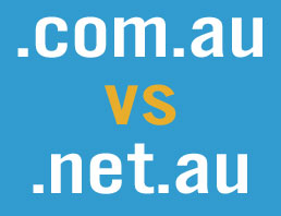 What is the difference between a .com.au and .net.au domain name?