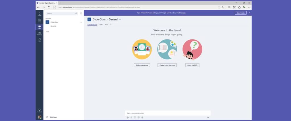 Microsoft Teams released to Office 365 business clients