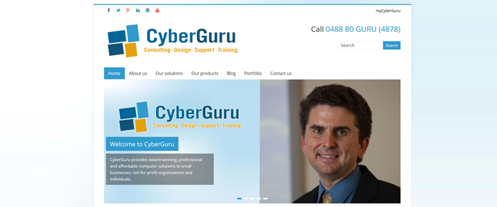 New look CyberGuru website