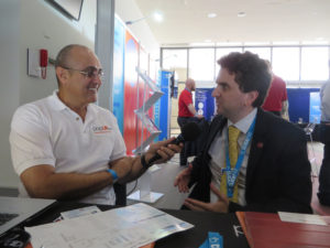 Chris Jeffery, Proprietor/Chief Guru of CyberGuru being interviewed by Anthony Frangi, Founding Director of Pop Up Radio Australia
