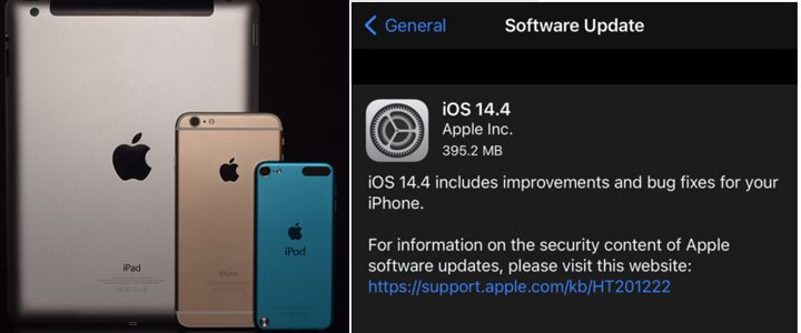 Apple urges iPhone and iPad users to update their operating systems
