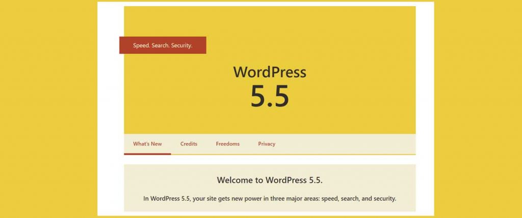 WordPress 5.5 is here!