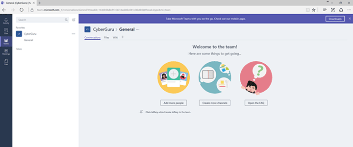 Microsoft Teams released to Office 365 business clients