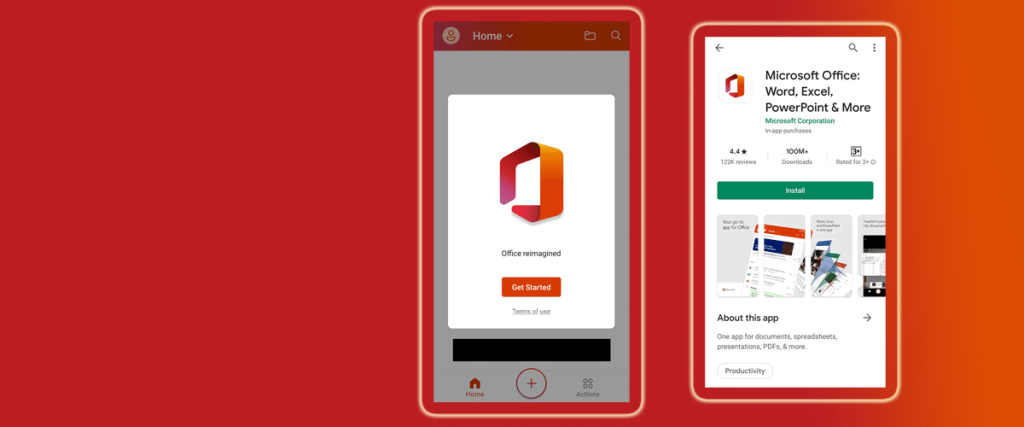 Microsoft Office mobile app