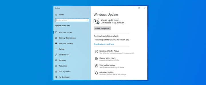 Windows 10 November 2019 Update