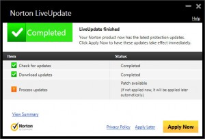 Norton LiveUpdate